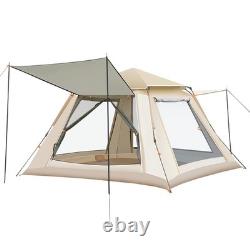 4-6 Person Large Tent Automatic Instant Double Layer Waterproof Outdoor Camping