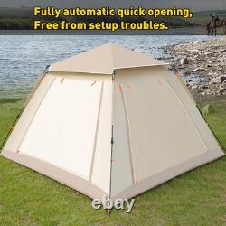 4-6 Person Large Tent Automatic Instant Double Layer Waterproof Outdoor Camping