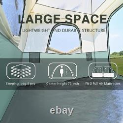 4/6 Person Tent for Camping, Easy Setup Large CabinTents includes Rainfly, Demo