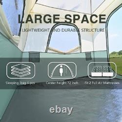 4/6 Person Tent for Camping, Easy Setup Large CabinTents includes Rainfly, Demo