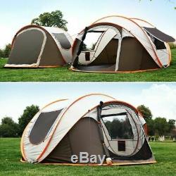 4-6 Person Ultralight Large Pop Up Automatic Camp Tent Wind Waterproof Shelter