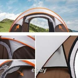 4-8 Person Automatic Instant Pop up Tent Outdoor Hiking Camping Waterproof UK