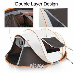 4-8 Person Automatic Instant Popup Tent +Bike Bicycle Tent Large Waterproof