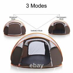 4-8 Person Automatic Instant Popup Tent +Bike Bicycle Tent Large Waterproof