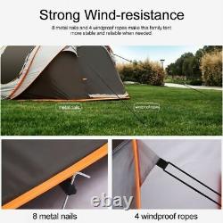 4-8 Person Automatic Instant Popup Tent +Bike Bicycle Tent Large Waterproof