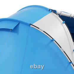 4 Man Camping Tent 2 Bedroom Living Area Waterproof Family Outdoor Travel Hiking