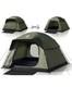 4 Man Camping Tent With 2 Doors, Waterproof Rainfly, Lightweight &easy Setup