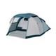 4 Man Tent Decathlon Arpenaz Fresh & Black Tunnel Camping Tent 2 Rooms No Poles