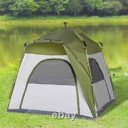 4 Person Automatic Camping Tent, Outdoor Pop Up Tent, Portable Backpack