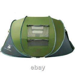 4 Person Automatic Pop Up Tent Waterproof Large Family Tent Outdoor