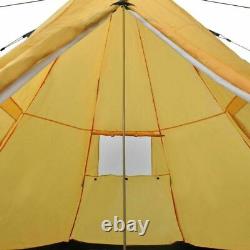 4-Person Camping Tent Hiking Tipi Outdoor Family Trip with Windows Waterproof