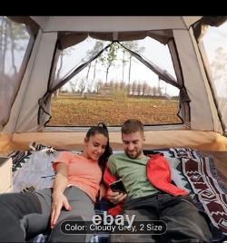 4-Person Camping Tent with Instant Setup in 3 Seconds/1 Minute Tear-Down