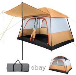4 Person Family Camping Tent with Living Room & Bedroom Extra Large 30