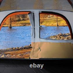 4 Person Family Camping Tent with Living Room & Bedroom Extra Large 30