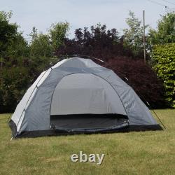 4 Person Man Berth Double Skin Camping/Festival Dome Tent