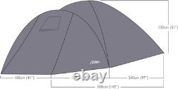 4 Person Man Berth Double Skin Camping/Festival Dome Tent