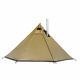 4 Persons 5lb Lightweight Tipi Hot Tents With Stove Jack, 7'3 Standing Room, Te