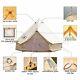 4 Season 6m Large Cotton Canvas Bell Tent Waterproof Glamping Beach +stove Jack