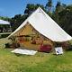 4-season Cotton Canvas Bell Tent 6m Waterproof Outdoor Tent Yurt Large Glamping