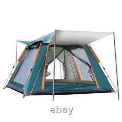 4People Large Family Tent Outdoor Waterproof Camping Foldable Double Layer Tents