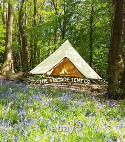 4m Bell Tent, High Quality 320 GSM with Zipped in Groundsheet