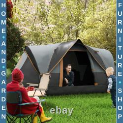 5-6 Man Dome Camping Tent Tunnel Shelter UV Protection 3000mm Waterproof Rating