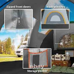 5-6 Man Dome Camping Tent Tunnel Shelter UV Protection 3000mm Waterproof Rating
