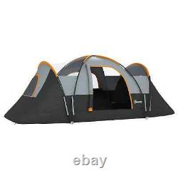 5-6 Man Dome Camping Tent Tunnel Shelter UV Protection 3000mm Waterproof Rating