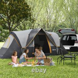 5 6 Man Dome Tent Family Air Vents Light Weight Windows Grey Lightweight FOXDEN