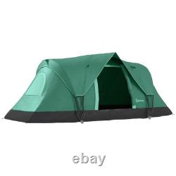 5 6 Man Dome Tent Green Air Vents Carry Bag Family Camping Shelter Window FOXDEN
