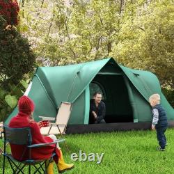 5 6 Man Dome Tent Green Air Vents Carry Bag Family Camping Shelter Window FOXDEN