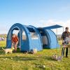 5-6 Man Family Tent Camping Tent With 2 Room, Floor And Carry Bag Refurbished