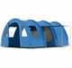 5-6 Man Family Tent Camping Tent With Two Room, Floor And Carry Bag