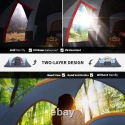 5-6 Man Large Camping Tent One Room Waterproof Family Outdoor Hiking Festival