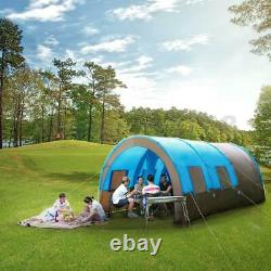 5-8 Man Family Tent Waterproof Outdoor Camping Tunnel Large Room Hiking Part