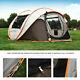 5-8 Person Automatic Pop Up Waterproof Hiking Camping Tent Double-layer Large Uk