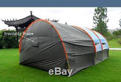 5-8 Person Large Camping Family Tent Waterproof Fiberglass Outdoor Hike 18107