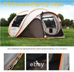 5-8 Person Pop-Up Tent Outdoor Automatic Tent Camping Hiking Tent Quality