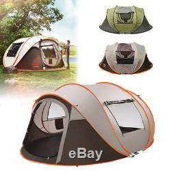 5-8 Person Ultralight Large Automatic Tent Windproof Waterproof Pop up Camping