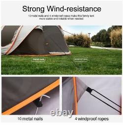 5-8 Person Waterproof Automatic Pop Up Tent Outdoor Large Camping Hiking Tent