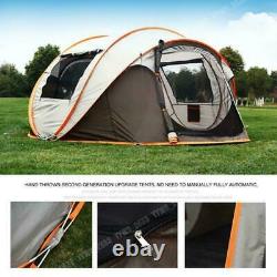 5-8 persons Camping Tent Waterproof Auto Setup UV Sun Shelters Outdoor UK