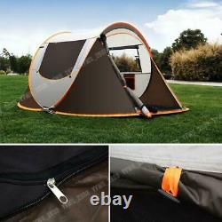 5-8 persons Camping Tent Waterproof Auto Setup UV Sun Shelters Outdoor UK