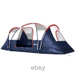 5 Man Camping Tent, 3000mm Hiking Shelter, Navy Blue