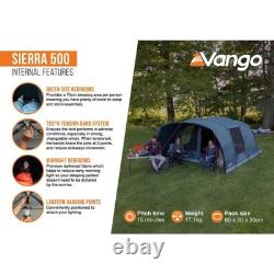 5 Man Family Weekend Tent Vango Sierra 500 Tent (Deep Blue)