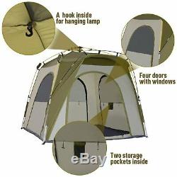 5 Man Tent AUTOMATIC POP UP DESIGN Easy Stand Campervan Awning Outdoor Set