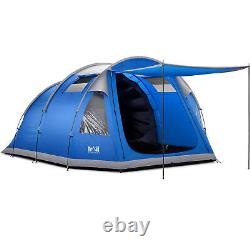 5 Man Tent Festival Family Camping Waterproof 5000mm Dark Bedroom Living Area