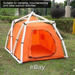 5-Person Inflatable Tent Large Space 4 Season Family Camping Trip Urban Escape