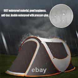 58 Person Pop-Up Tent Outdoor Automatic Tent Camping Hiking Tent 110 inch UK