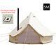 5m Bell Tent Camping Canvas Tent Beach Yurt British Safari Waterproof Stove Jack