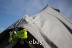 5m Bell Tent Canvas Tent Teepee/Tipi Outdoor Glamping Large Grey